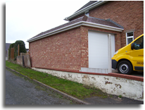 A garage conversion blended into the original building